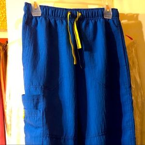 WonderWink scrub pants size large Royal Blue